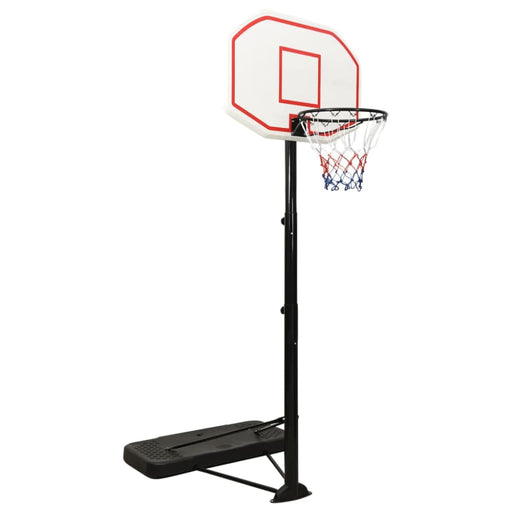 Basketball Stand White 258-363 Cm Polyethene Ktlan