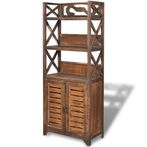Bathroom Cabinet Albuquerque Wood Brown 46x24x117.5 Cm