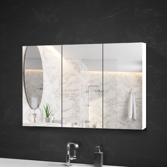 Bathroom Mirror Cabinet Vanity Medicine White Shaving