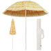 Beach Umbrella Natural 240 Cm Hawaii Style Aapan