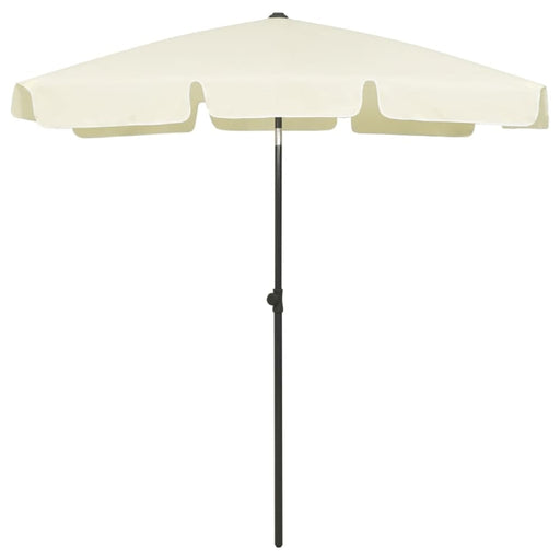 Beach Umbrella Sand Yellow 180x120 Cm Toaiok