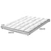 Goslash Picks Bedding Luxury Pillowtop Mattress Topper Mat