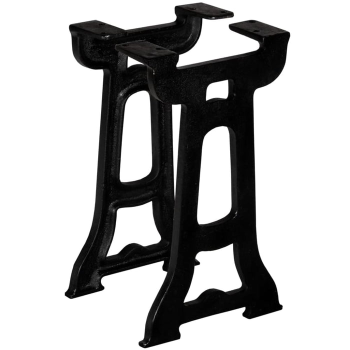 Bench Legs 2 Pcs Y-frame Cast Iron