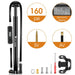 Bike Pump With Digital Display Gauge