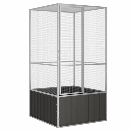 Bird Cage Anthracite 111x107x211.5 Cm Galvanised Steel