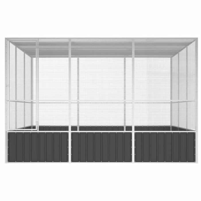 Bird Cage Anthracite 302.5x324.5x211.5 Cm Galvanised Steel