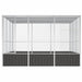 Bird Cage Anthracite 302.5x324.5x211.5 Cm Galvanised Steel