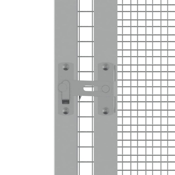 Bird Cage Grey 213.5x217.5x211.5 Cm Galvanised Steel Oioppx