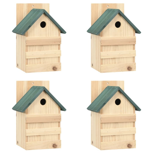 Bird Houses 4 Pcs 23x19x33 Cm Firwood Aixan