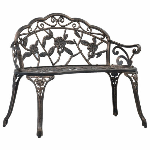 Bistro Bench Bronze Cast Aluminium Ainpk