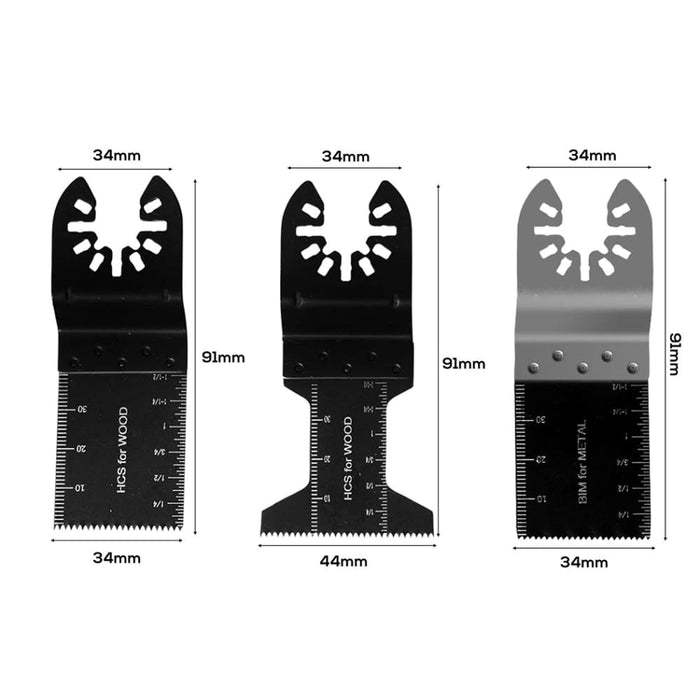 Goslash Picks Saw Blades Oscillating Universal Set Multi