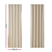 Goslash Picks 2x Blockout Curtains Blackout Window Curtain