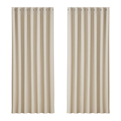 2x Blockout Curtains Blackout Window Curtain Eyelet