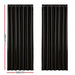 Goslash Picks 2x Blockout Curtains Blackout Window Curtain