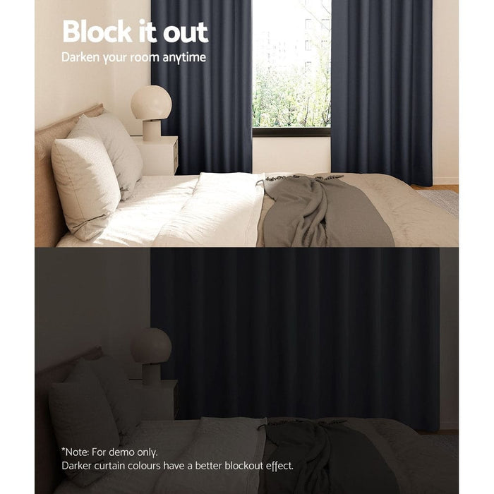 Goslash Picks 2x Blockout Curtains Blackout Window Curtain