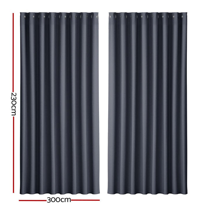 Goslash Picks 2x Blockout Curtains Blackout Window Curtain