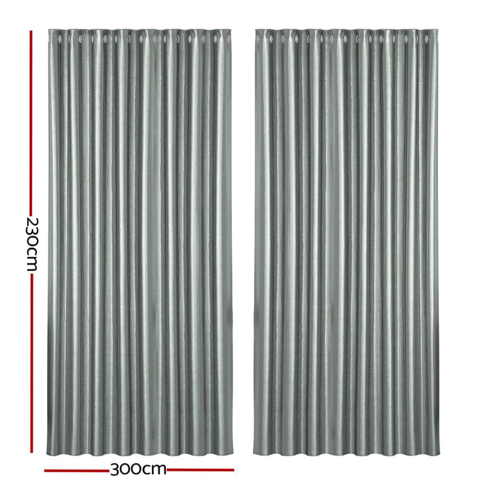 Goslash Picks 2x Blockout Curtains Blackout Window Curtain