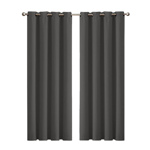 Goslash Picks 2x Blockout Curtains Panels 3 Layers Eyelet