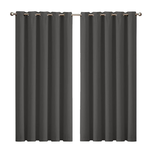 Goslash Picks 2x Blockout Curtains Panels 3 Layers Eyelet