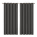 Goslash Picks 2x Blockout Curtains Panels 3 Layers Eyelet