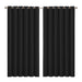 Goslash Picks 2x Blockout Curtains Panels 3 Layers Eyelet