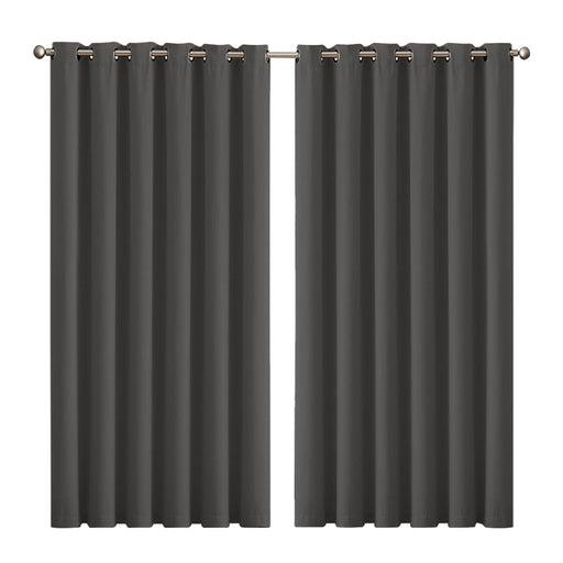 Goslash Picks 2x Blockout Curtains Panels 3 Layers Eyelet