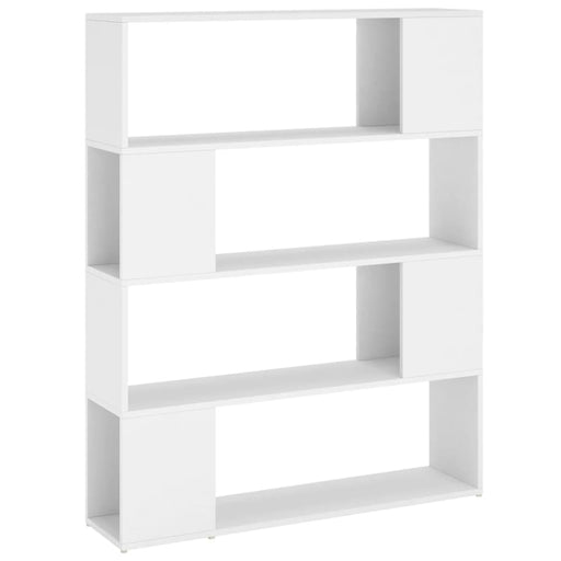 Book Cabinet Room Divider White 100x24x124 Cm Nbkonn