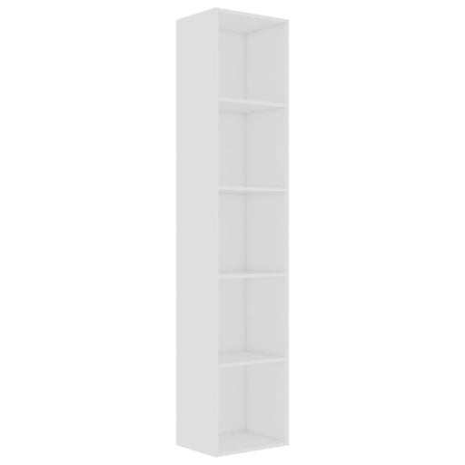 Book Cabinet White Chipboard Nbbkpa