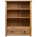 Bookcase Solid Pine Wood Panama Range Xnxlli