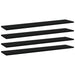 Bookshelf Boards 4 Pcs Black Chipboard Nbptnb