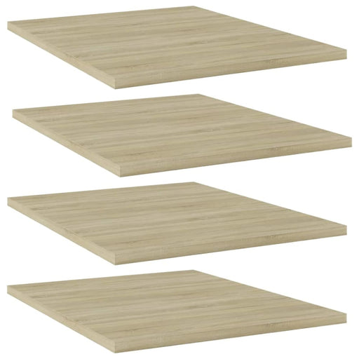 Bookshelf Boards 4 Pcs Sonoma Oak 40x50x1.5 Cm Chipboard