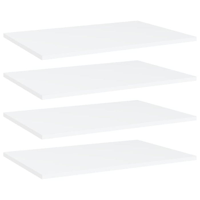 Bookshelf Boards 4 Pcs White Chipboard Nbpxpb