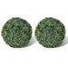 Boxwood Ball Artificial Leaf Topiary 27 Cm 2 Pcs Abnio