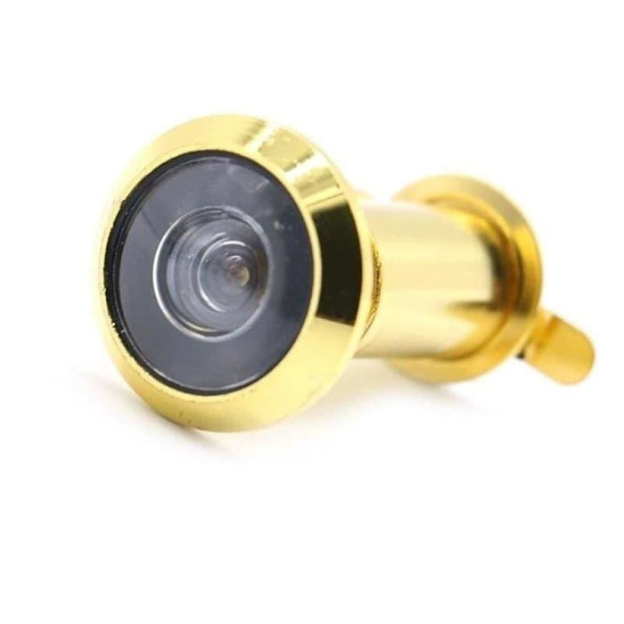 Brass 200 Degree Door Viewer Wide Angle Peephole Security