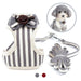 Breathable Adjustable Mesh Padded Escape-proof Striped Pet