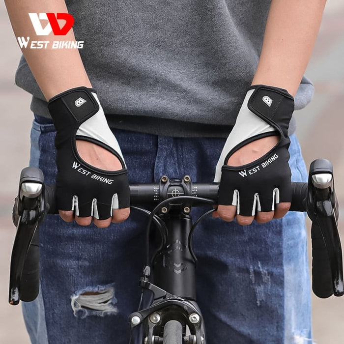 Breathable Anti Slip Professional Half Finger Sports Gloves