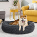 Goslash Picks Calming Dog Bed Warm Soft Plush Pet Cat Cave