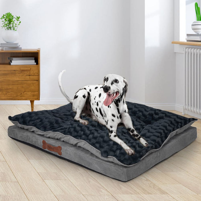 Goslash Picks Dog Calming Bed Warm Soft Plush Comfy