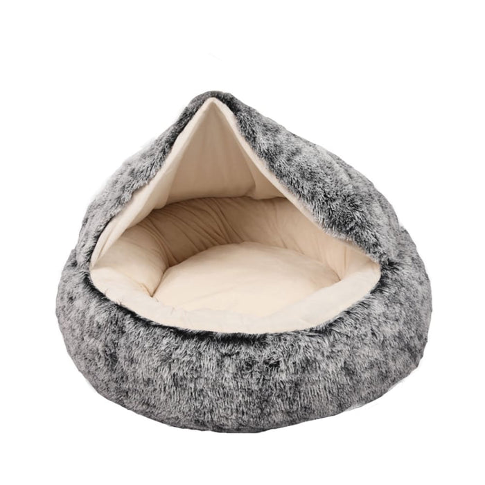 Pet Dog Calming Bed Warm Soft Plush Sleeping Removable