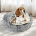 Pet Dog Calming Bed Warm Soft Plush Sleeping Removable