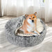 Pet Dog Calming Bed Warm Soft Plush Sleeping Removable