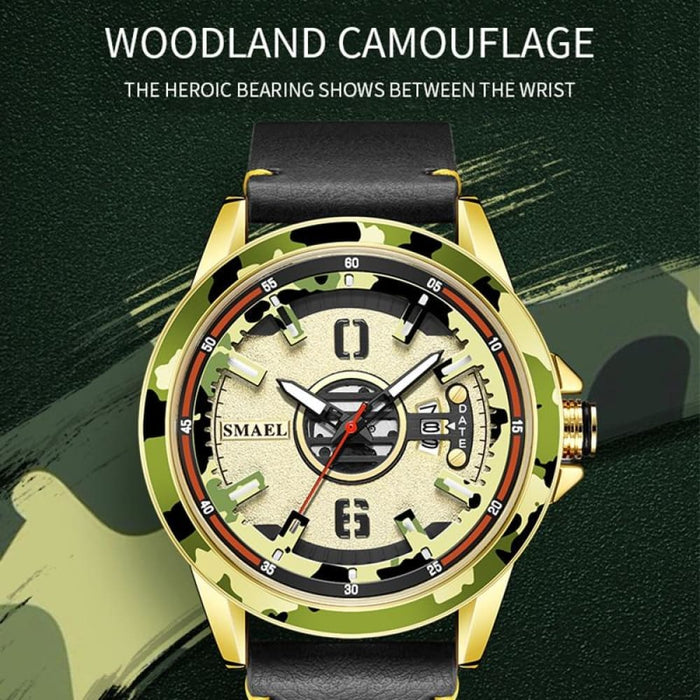 Camouflage Alloy Series Casual Watch