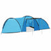 Camping Igloo Tent 8 Person Blue