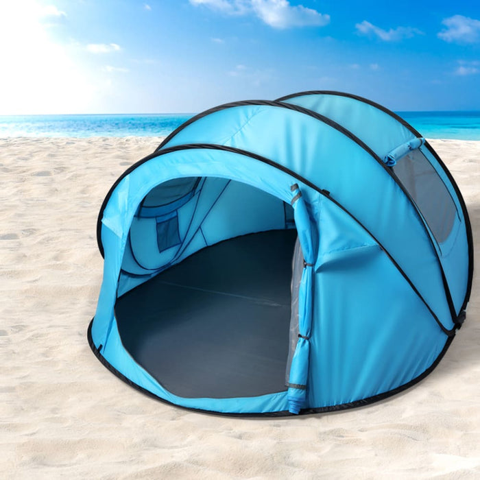 Pop Up Camping Tent Beach Outdoor Family Tents Portable 4