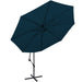 Cantilever Umbrella 3.5 m Blue Axokn