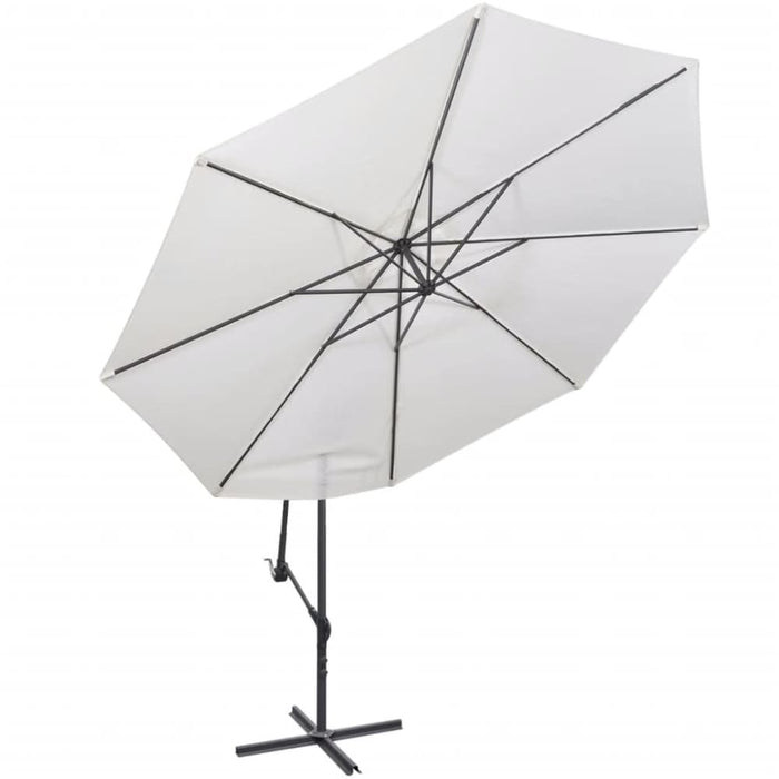 Cantilever Umbrella 3.5 m Sand White Axokk