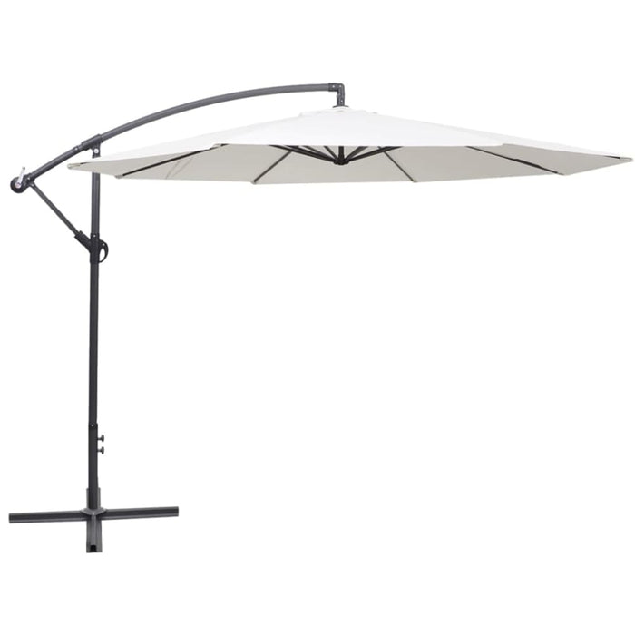 Cantilever Umbrella 3.5 m Sand White Axokk