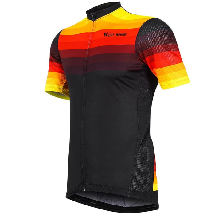 Casual Design Short Sleeve Cycling Jersey