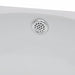 Ceramic Sink Basin Faucet & Overflow Hole Bathroom White