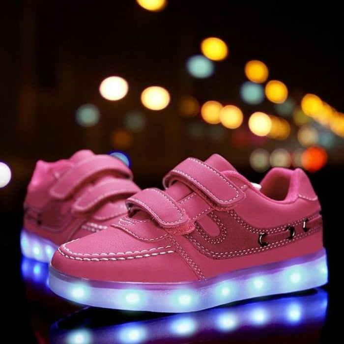 Usb Charging Light Up Sneakers All Sizes For Children